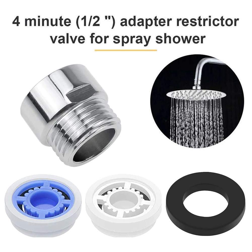 4pcs/set Shower Flow Reducer Limiter Brass Hose Restrictor Water Saving 6, 8 L/Min Hose Restrictor Regulator Bathroom Fixture
4pcs/set Shower Flow Reducer Limiter Brass Hose Restrictor Water Saving 6, 8 L/Min Hose Restrictor Regulator Bathroom Fixture