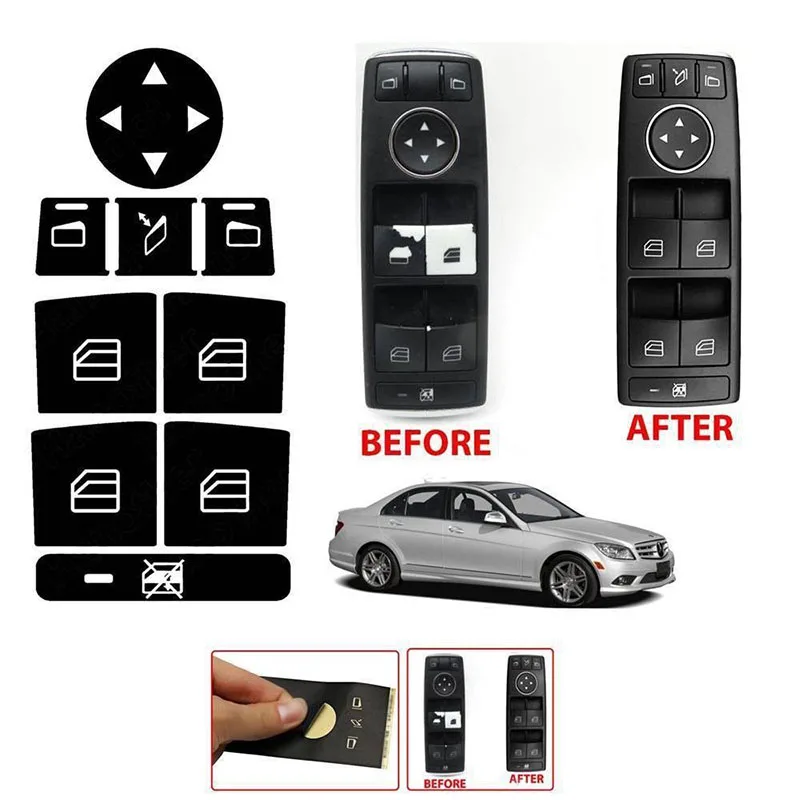1 Set Of Car Stickers For Mercedes F-Benz W204 C250 C300 C350 Button Repair Casement Decals Stickers Decorative Car
1 Set Of Car Stickers For Mercedes F-Benz W204 C250 C300 C350 Button Repair Casement Decals Stickers Decorative Car