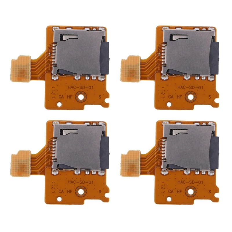 

4X Micro-SD TF Card Slot Socket Board Replacement For Nintendo Switch Game Console Card Reader Slot Socket