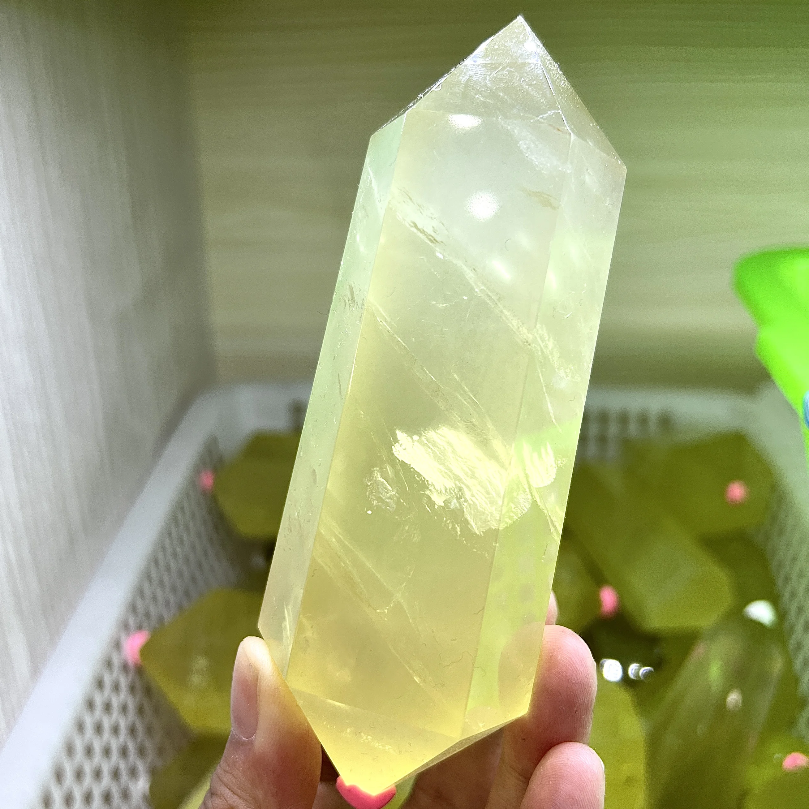 Natural Citrine Quartz Double Point Yellow Crystal Tower Healing Reiki Column Wand Home Decoration 1pc
Natural Citrine Quartz Double Point Yellow Crystal Tower Healing Reiki Column Wand Home Decoration 1pc