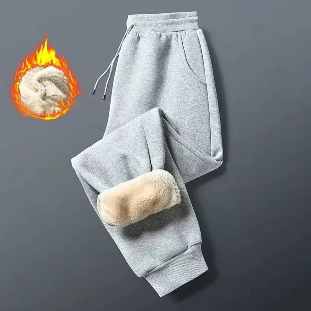 Men Thicken Warm Thermal Fleece Lined Casual Sport Pants Joggers Trousers Winter Autumn Pants Mens Bottoms
Men Thicken Warm Thermal Fleece Lined Casual Sport Pants Joggers Trousers Winter Autumn Pants Mens Bottoms