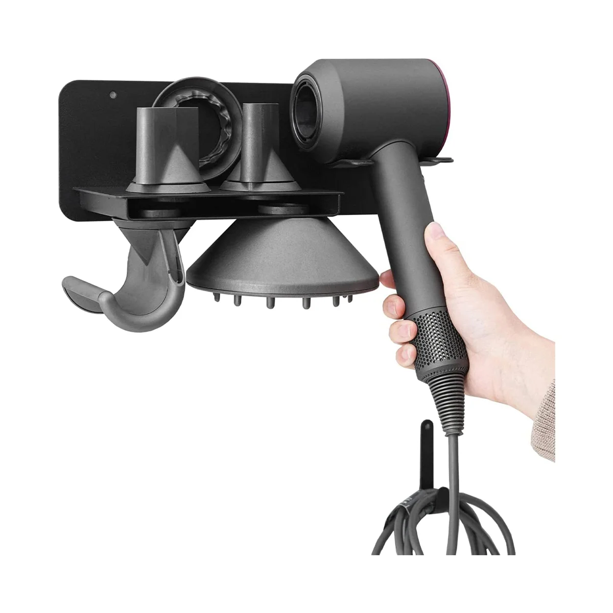 Hair Dryer Holder Bathroom Blow Dryer Holder Storage Rack for Supersonic Hair Dryer
Hair Dryer Holder Bathroom Blow Dryer Holder Storage Rack for Supersonic Hair Dryer