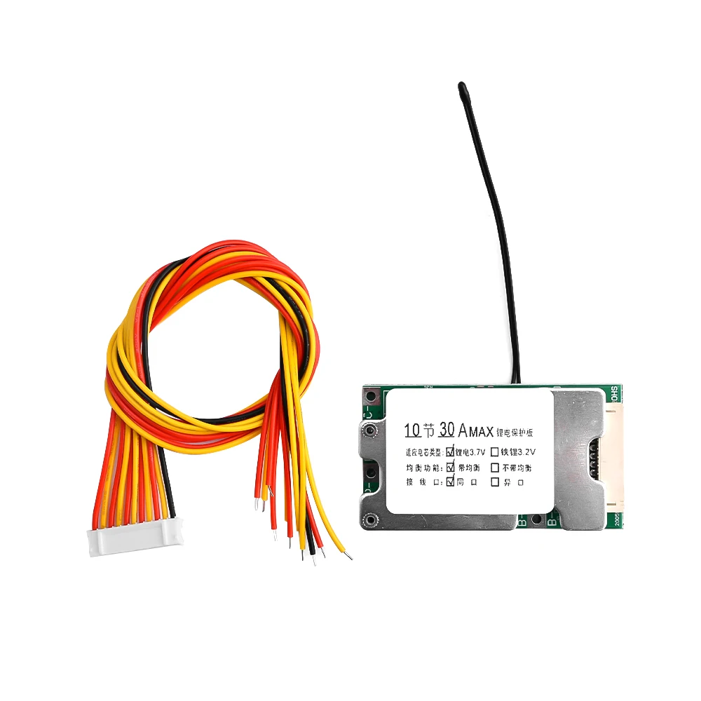 BMS 10S 30A 36V Li-ion Lithium Battery Charge Board Same Port with Protection Balancer PCM 10S BMS Balance for Scooter Inverter
BMS 10S 30A 36V Li-ion Lithium Battery Charge Board Same Port with Protection Balancer PCM 10S BMS Balance for Scooter Inverter