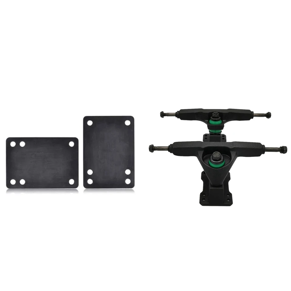 20 Pcs Skate Riser Pad Shockpad Skateboard Shock Absorbing Gasket & 1 Set 6.25Inch Trucks Skateboard Longboard Bridge
20 Pcs Skate Riser Pad Shockpad Skateboard Shock Absorbing Gasket & 1 Set 6.25Inch Trucks Skateboard Longboard Bridge