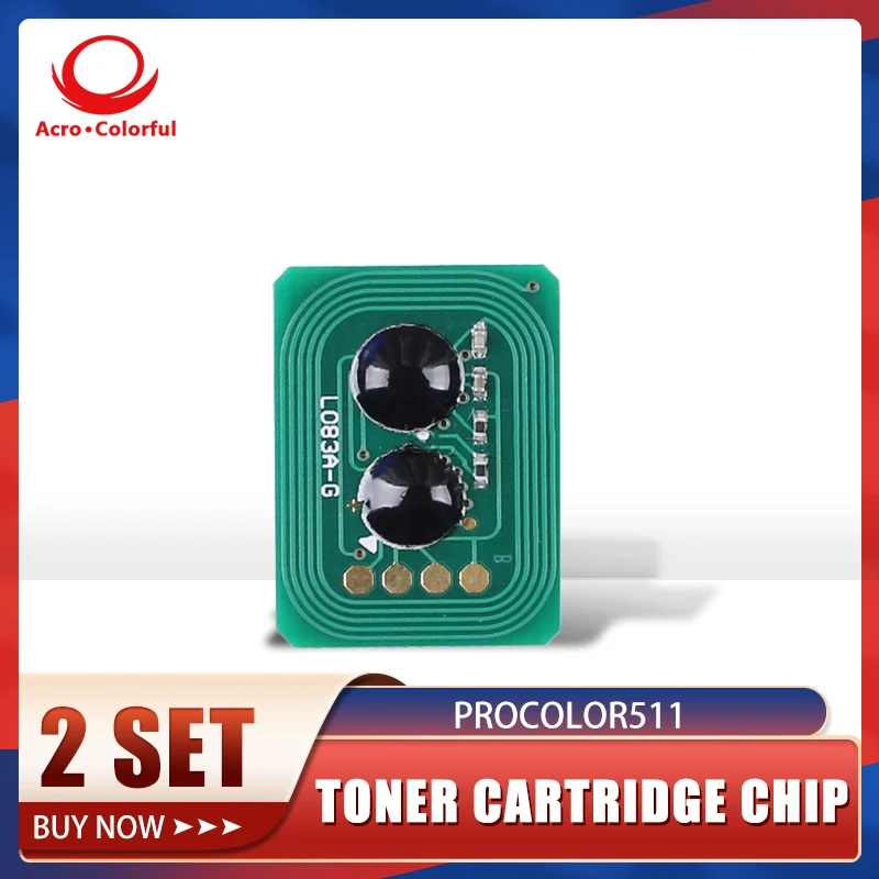 2 Set Universal Version Compatible Toner Chip For OKI ProColor511 Printer Cartridge 18.5K 16.5K
2 Set Universal Version Compatible Toner Chip For OKI ProColor511 Printer Cartridge 18.5K 16.5K