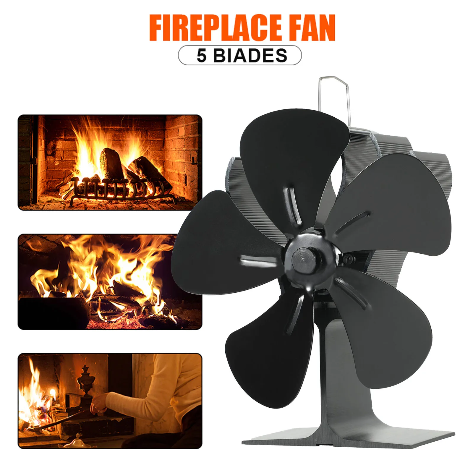 Stove Cooler Fireplace Fan Home For Fireplace Quiet Operation Thermoelectric Module Unpowered 5 Blade Fireplaces
Stove Cooler Fireplace Fan Home For Fireplace Quiet Operation Thermoelectric Module Unpowered 5 Blade Fireplaces