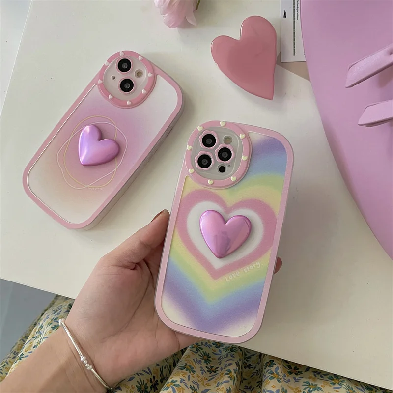 Sweet Love Frame Tpu Gradient Plating Pink 3D Love Line Wave Love Shell For iphone 11 12 13 Pro Max XR X Xs Max 7 8 P Phone Case
Sweet Love Frame Tpu Gradient Plating Pink 3D Love Line Wave Love Shell For iphone 11 12 13 Pro Max XR X Xs Max 7 8 P Phone Case