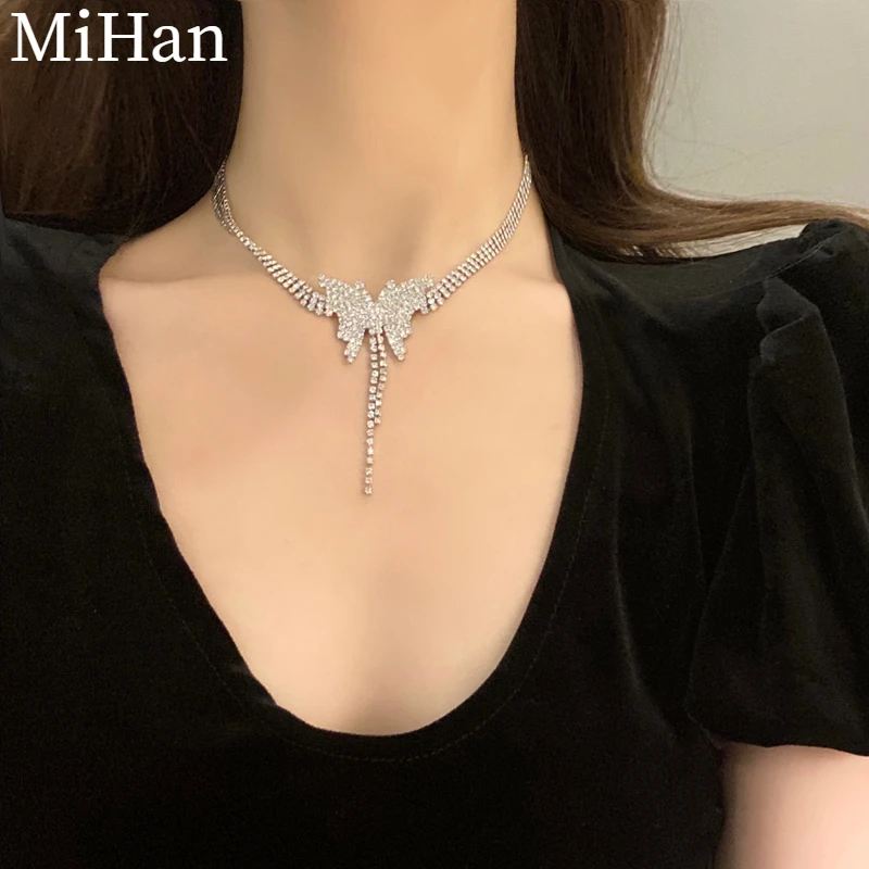 Mihan Fashion Jewelry Butterfly Pendant Necklace 2022 New Trend High Quality Crystal Choker Necklace For Women Female Gifts
Mihan Fashion Jewelry Butterfly Pendant Necklace 2022 New Trend High Quality Crystal Choker Necklace For Women Female Gifts