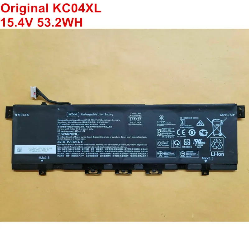 15.4V 53.2WH 4Cell Best New Genuine Laptop Notebook Battery KC04XL For HP ENVY X360 13-AG 13-AH L08544-2B1 HSTNN-IB8K L08496-855
15.4V 53.2WH 4Cell Best New Genuine Laptop Notebook Battery KC04XL For HP ENVY X360 13-AG 13-AH L08544-2B1 HSTNN-IB8K L08496-855