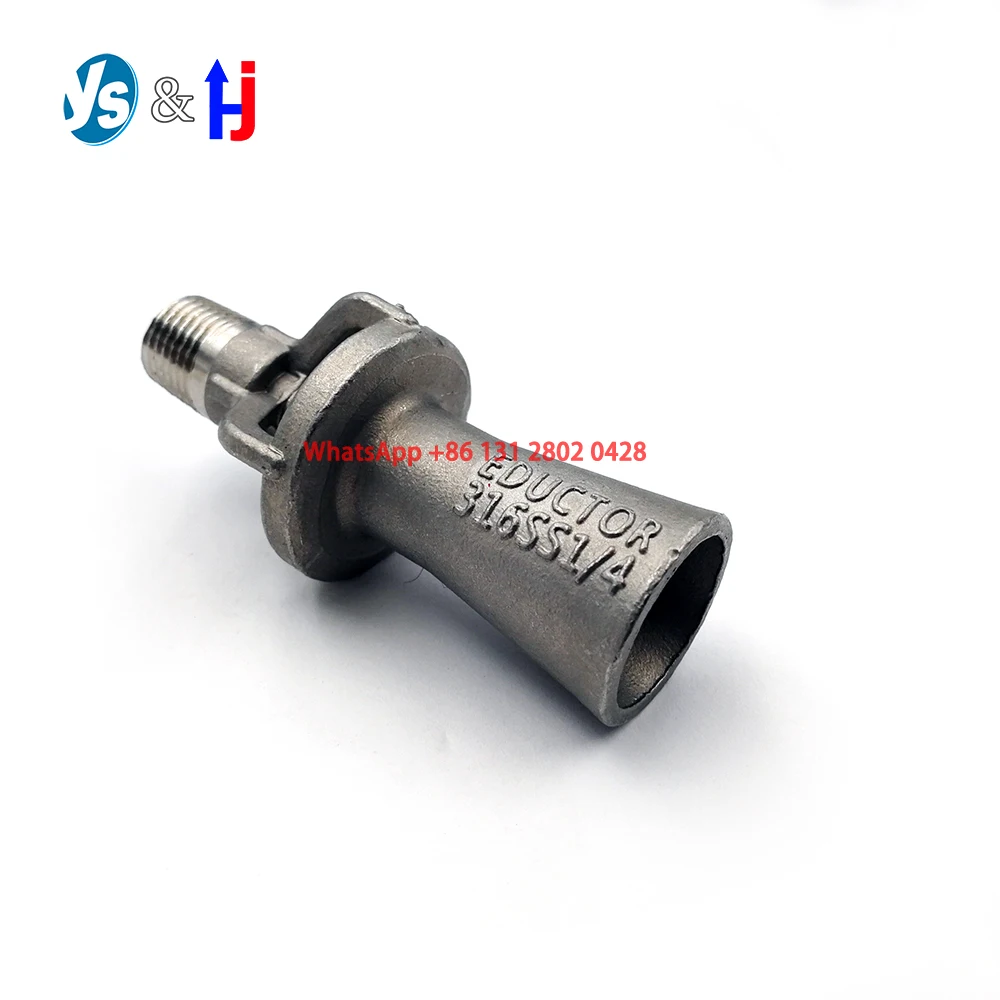 Stainless Steel Mixing Gun Nozzle, BSPT Venturi, Industrial Mixed Jet Nozzle, Tank Mixing Liquid Education, 316, 1/4"
Stainless Steel Mixing Gun Nozzle, BSPT Venturi, Industrial Mixed Jet Nozzle, Tank Mixing Liquid Education, 316, 1/4"