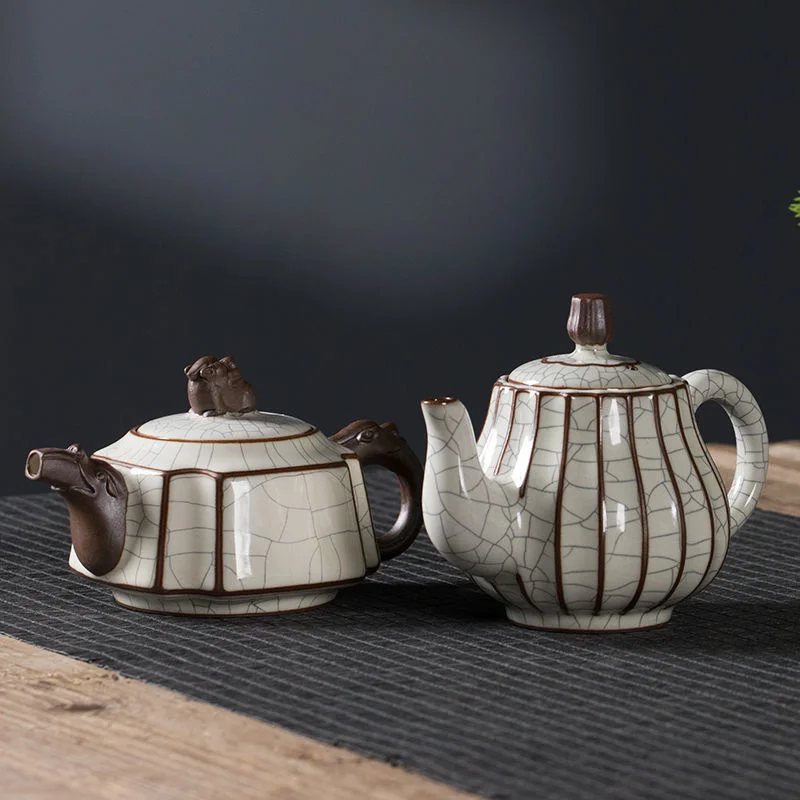 Celadon Longquan Ru Kiln Moon White Glaze Teapot Handmade Household Ceramic Kungfu Teaset Tea Ceremony Drinkware Gift Packaging
Celadon Longquan Ru Kiln Moon White Glaze Teapot Handmade Household Ceramic Kungfu Teaset Tea Ceremony Drinkware Gift Packaging