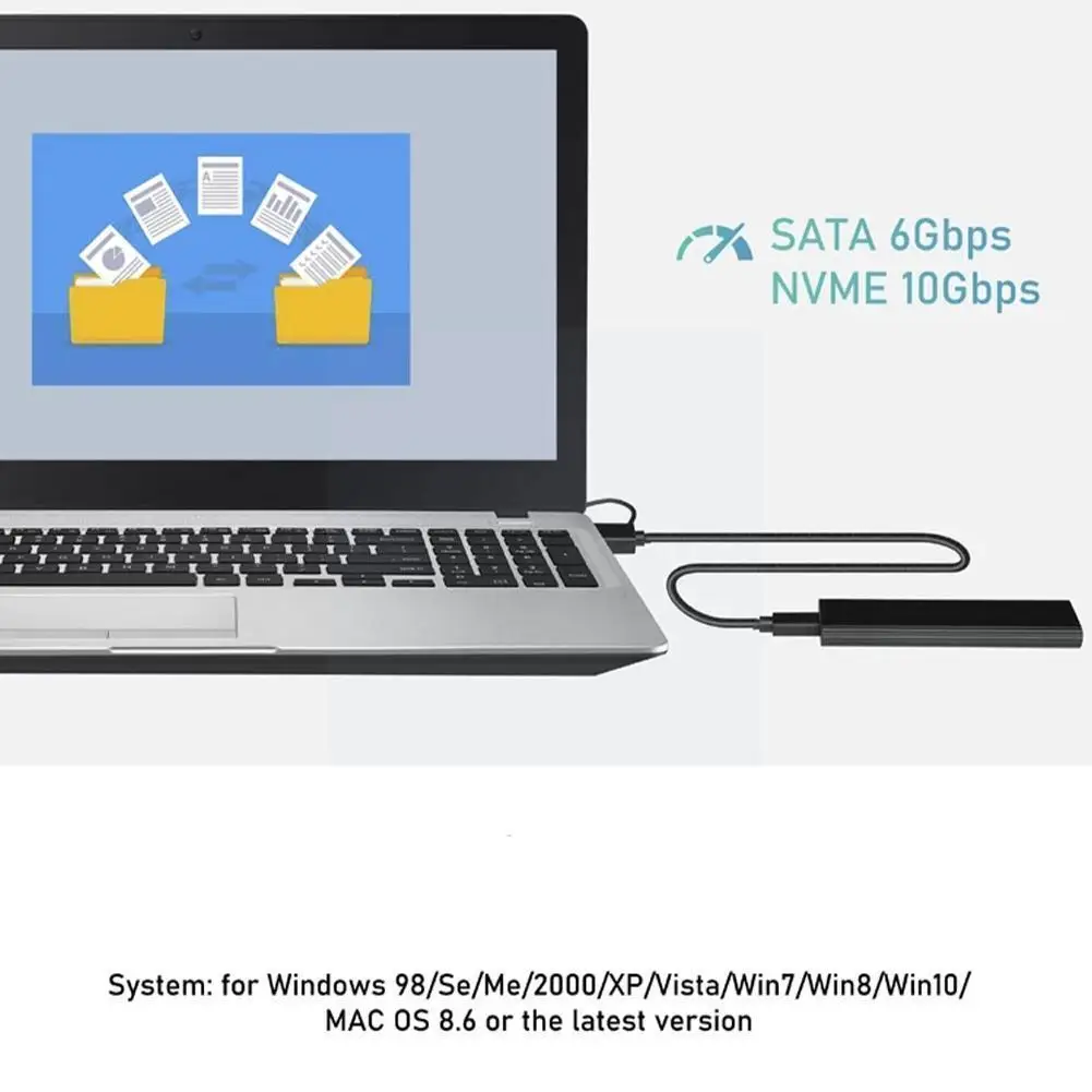 Dual Protocol M2 NVMe SSD To USB 3.1 Case 10Gbps M.2 NVMe SSD Enclosure HDD Box M2 NVMe PCIE/ NGFF SATA Adapter For M.2 SSD U9B0
Dual Protocol M2 NVMe SSD To USB 3.1 Case 10Gbps M.2 NVMe SSD Enclosure HDD Box M2 NVMe PCIE/ NGFF SATA Adapter For M.2 SSD U9B0