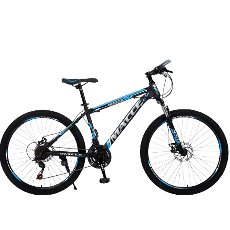 

Горный велосипед для мужчин, двойной дисковый тормоз, рама из углеродистой стали, колеса 24, 26 дюймов, алюминиевые фонари с переменной скоростью