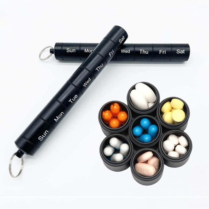 Pill Organizer Splitters 7 Grids Travel Pill Box Light-Proof Pill Case Medicine Tablet Dispenser Waterproof Camping Tool
Pill Organizer Splitters 7 Grids Travel Pill Box Light-Proof Pill Case Medicine Tablet Dispenser Waterproof Camping Tool