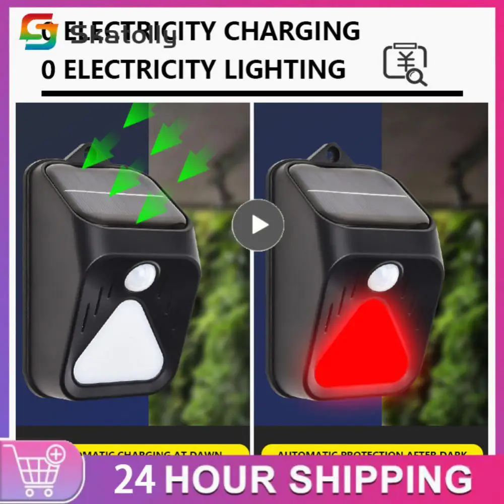 Flash Led Lights Human Body Induction Solar Warning Lamp Remote Control Alarm Alarm 100 Db Solar Charge Waterproof Ip65 800 Mah
Flash Led Lights Human Body Induction Solar Warning Lamp Remote Control Alarm Alarm 100 Db Solar Charge Waterproof Ip65 800 Mah