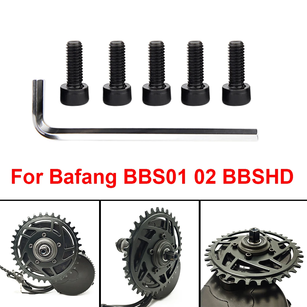 5pcs Electric Bicycle Chainring Bolts For BAFANG BBS01 02 BBSHD Drive Motor EBike Spare Parts E-bike Accessories
5pcs Electric Bicycle Chainring Bolts For BAFANG BBS01 02 BBSHD Drive Motor EBike Spare Parts E-bike Accessories