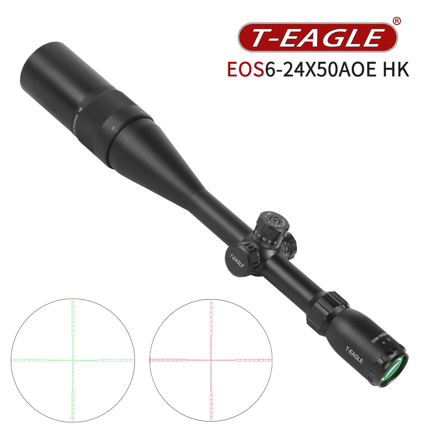 

T-EAGLE EOS 6-24x50 AOE HK Compact Optical Sight Wire Reticle Tactical Riflescope For Hunting Illuminate Optics Airgun Airsoft