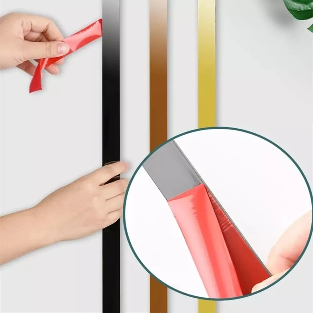 5 Meter Self-adhesive Stainless Steel Wall Decorative Lines Black Gold Background Wall Ceiling Edging Strip Edge Strips 4cm
5 Meter Self-adhesive Stainless Steel Wall Decorative Lines Black Gold Background Wall Ceiling Edging Strip Edge Strips 4cm