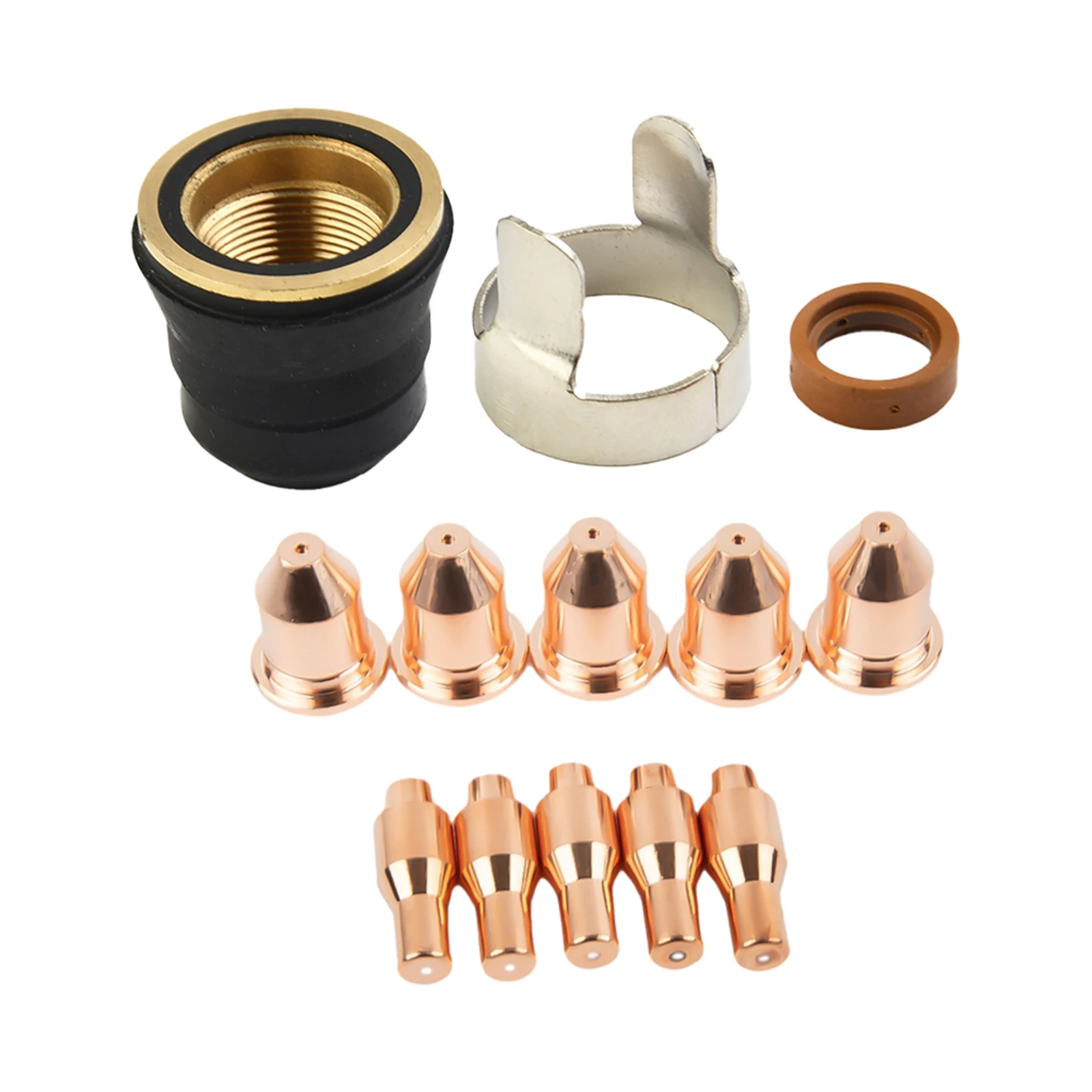 Durable Protective Cover Bracket PT-45 Plasma Replacement Set Torch Tip Set 0.035\" 0.9mm 13pcs/Set Durability
Durable Protective Cover Bracket PT-45 Plasma Replacement Set Torch Tip Set 0.035\" 0.9mm 13pcs/Set Durability