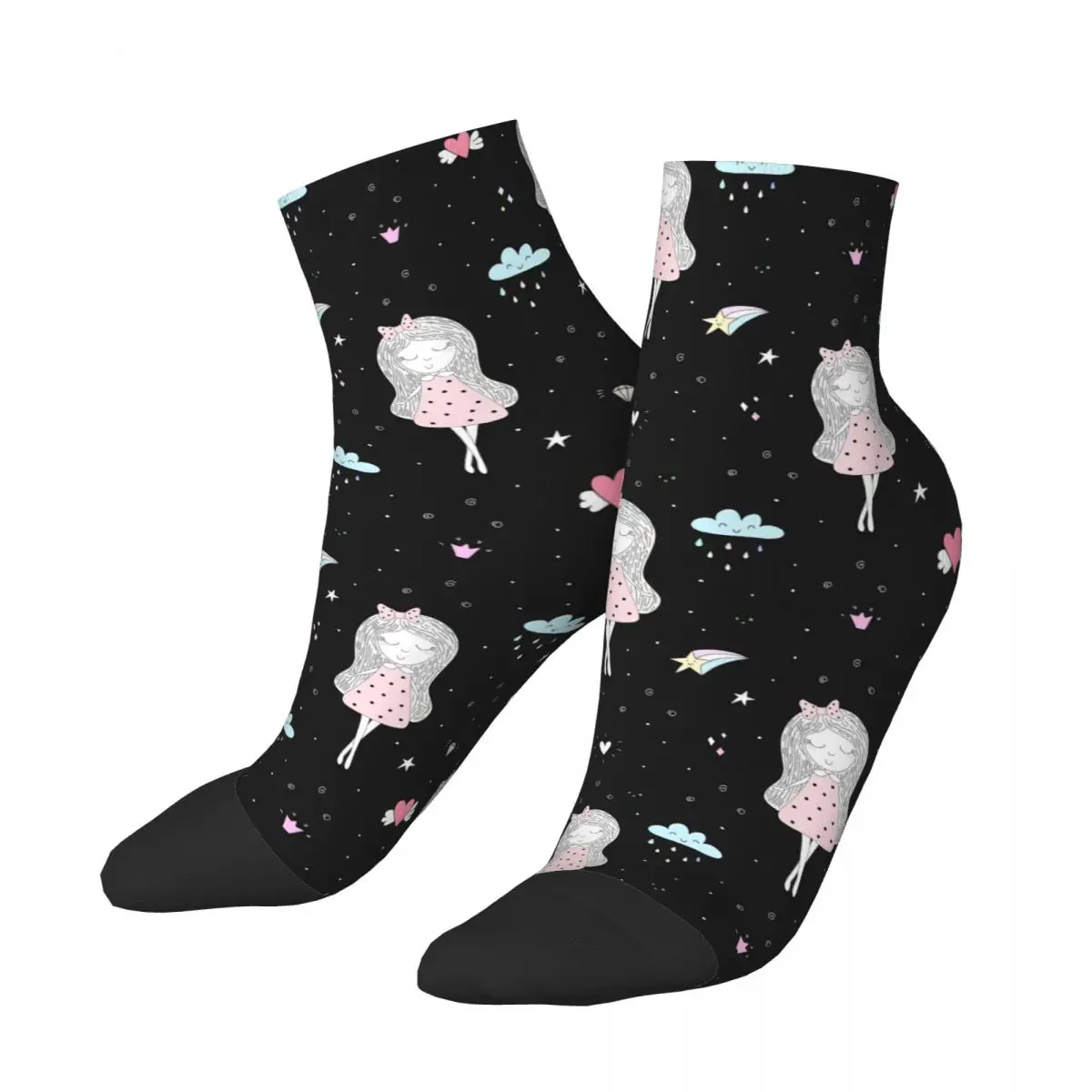 Новинка, мужские короткие носки в стиле Харадзюку, милые спортивные женские низкие чулки с рисунком балерины, весна, лето, осень, зима
Новинка, мужские короткие носки в стиле Харадзюку, милые спортивные женские низкие чулки с рисунком балерины, весна, лето, осень, зима