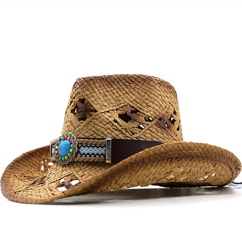 2023 Fashion Hollowed Handmade Cowboy Straw Hat Women Men caps Summer Outdoor Travel Beach sun Hats Unisex Western Sunshade Cap
2023 Fashion Hollowed Handmade Cowboy Straw Hat Women Men caps Summer Outdoor Travel Beach sun Hats Unisex Western Sunshade Cap