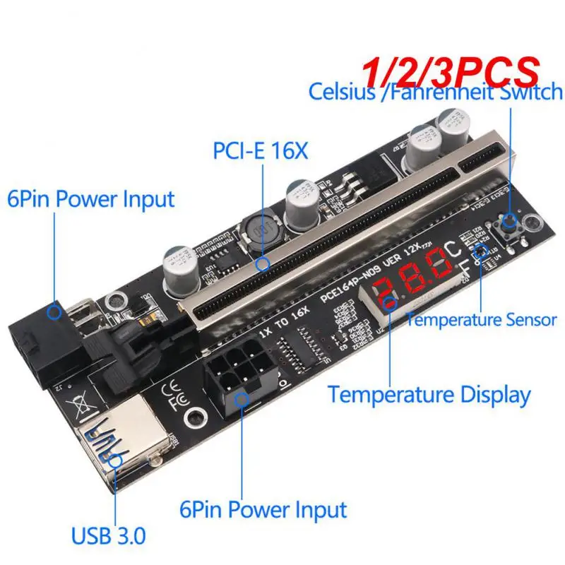 1/2/3PCS Adapter Stability Safe And More Stable Dedicated For Mining Adds The Temperature Sensor For Miner Mining Mining Riser
1/2/3PCS Adapter Stability Safe And More Stable Dedicated For Mining Adds The Temperature Sensor For Miner Mining Mining Riser