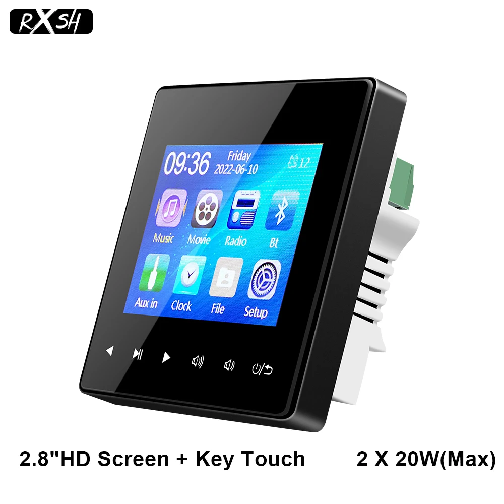Home New Mini WiFi Bluetooth-compatible Touch Screen Wall Audio Music Center Sound Amplifier TV tablet Smart Digital Stereo FM
Home New Mini WiFi Bluetooth-compatible Touch Screen Wall Audio Music Center Sound Amplifier TV tablet Smart Digital Stereo FM