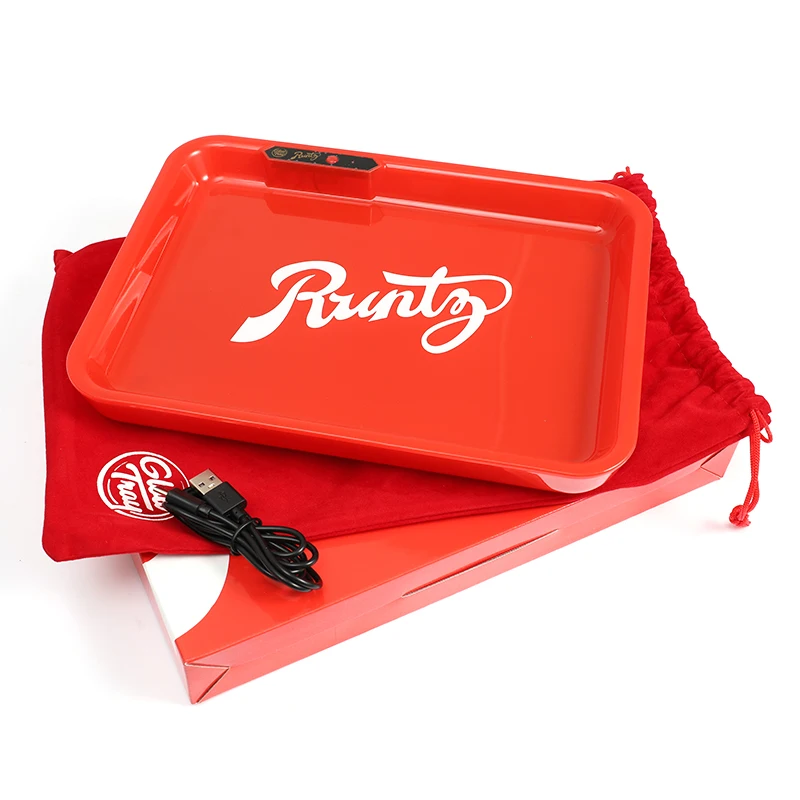 Runty LED Tobacco Tray Color Manual Control Glow Smoke Tray Herb Grinder Plate Cigarette Glowing Rolling Tray For Boyfriend Gift
Runty LED Tobacco Tray Color Manual Control Glow Smoke Tray Herb Grinder Plate Cigarette Glowing Rolling Tray For Boyfriend Gift