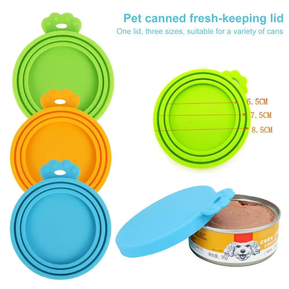 3Pcs/Set Eco-Friendly Pet Sealed Cap Fresh-Keeping Handle Design Pet Food Cover Box Cover Silicone Can Lid Supplies
3Pcs/Set Eco-Friendly Pet Sealed Cap Fresh-Keeping Handle Design Pet Food Cover Box Cover Silicone Can Lid Supplies