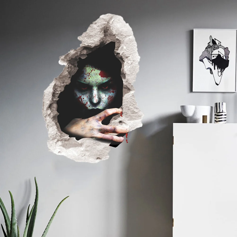 3D Wall Stickers Broken the Wall Decals DIY Window Glass Floor Decal for Haunted House Floor
3D Wall Stickers Broken the Wall Decals DIY Window Glass Floor Decal for Haunted House Floor