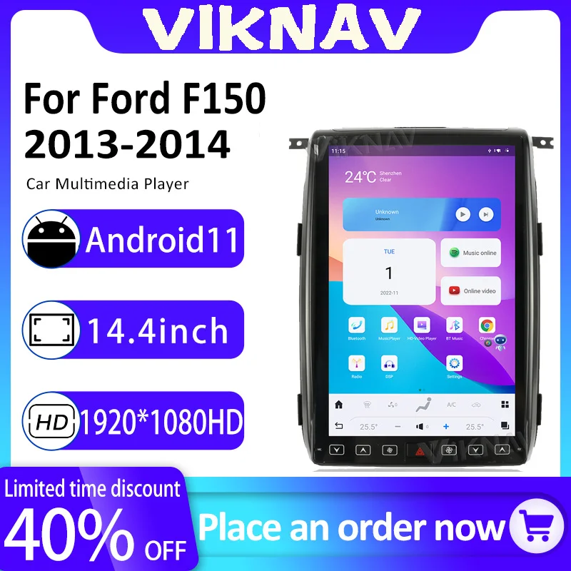 Автомобильная магнитола для Ford F150 14,4-2013, 2014 дюйма, Android 11, 2K, сенсорный экран, мультимедийный плеер, навигация Carplay
Автомобильная магнитола для Ford F150 14,4-2013, 2014 дюйма, Android 11, 2K, сенсорный экран, мультимедийный плеер, навигация Carplay