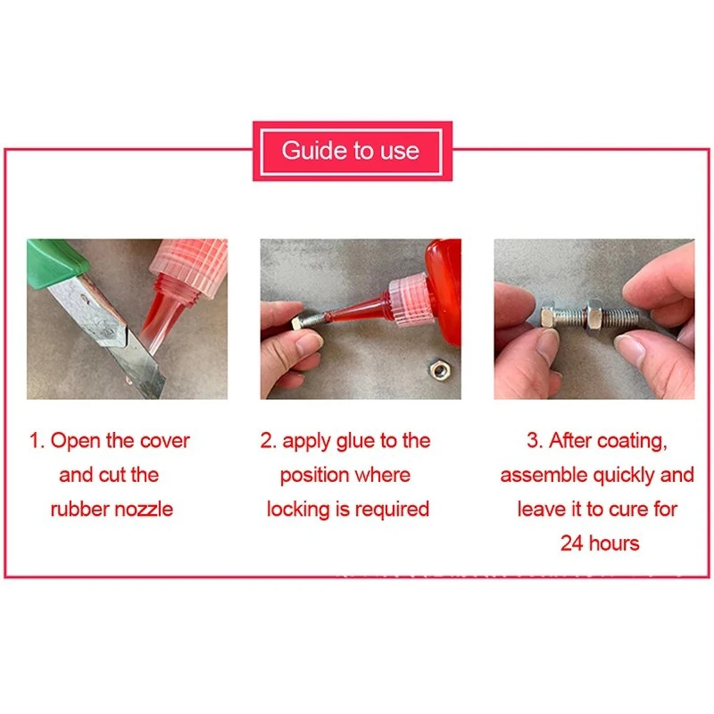 Threadlocker 10ml M6-M20 Screw Adhesive Anaerobic Glue Anti-loose Seal Thread Lock Bearing Locking Seal Glue Oil Resistance
Threadlocker 10ml M6-M20 Screw Adhesive Anaerobic Glue Anti-loose Seal Thread Lock Bearing Locking Seal Glue Oil Resistance