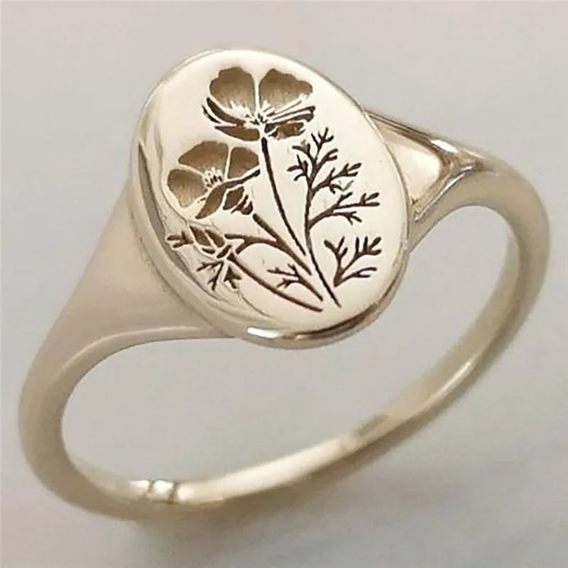 Trendy 3-color Gesang Flower Metal Rings for Women Engagement Party Wedding Jewelry Hand Accessories Size 5-11
Trendy 3-color Gesang Flower Metal Rings for Women Engagement Party Wedding Jewelry Hand Accessories Size 5-11