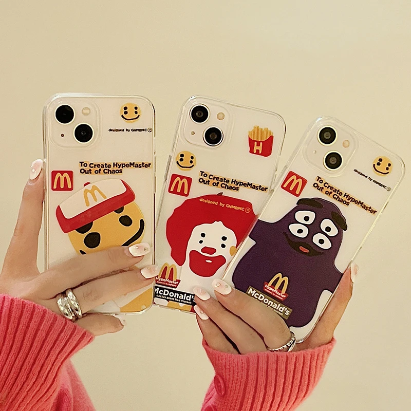 For iPhone 14 13 12 11 Pro Max Plus Fashion McDonald CPFM Clear Phone Case for iPhone 14Pro 13P Soft Silicone Transparent Cover
For iPhone 14 13 12 11 Pro Max Plus Fashion McDonald CPFM Clear Phone Case for iPhone 14Pro 13P Soft Silicone Transparent Cover