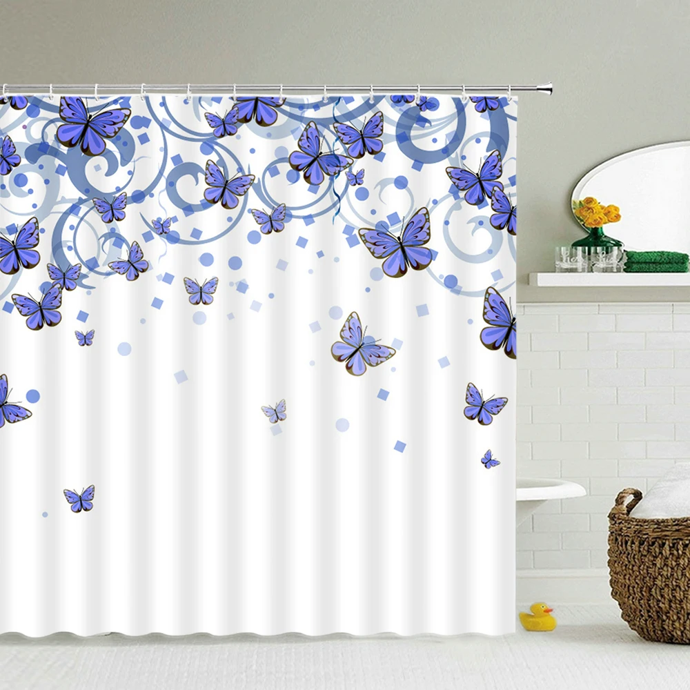 3D Printed Fabric Shower Curtains Beautiful Butterfly Bath Screens Waterproof Bathroom Decor with Hooks Shower Curtain
3D Printed Fabric Shower Curtains Beautiful Butterfly Bath Screens Waterproof Bathroom Decor with Hooks Shower Curtain