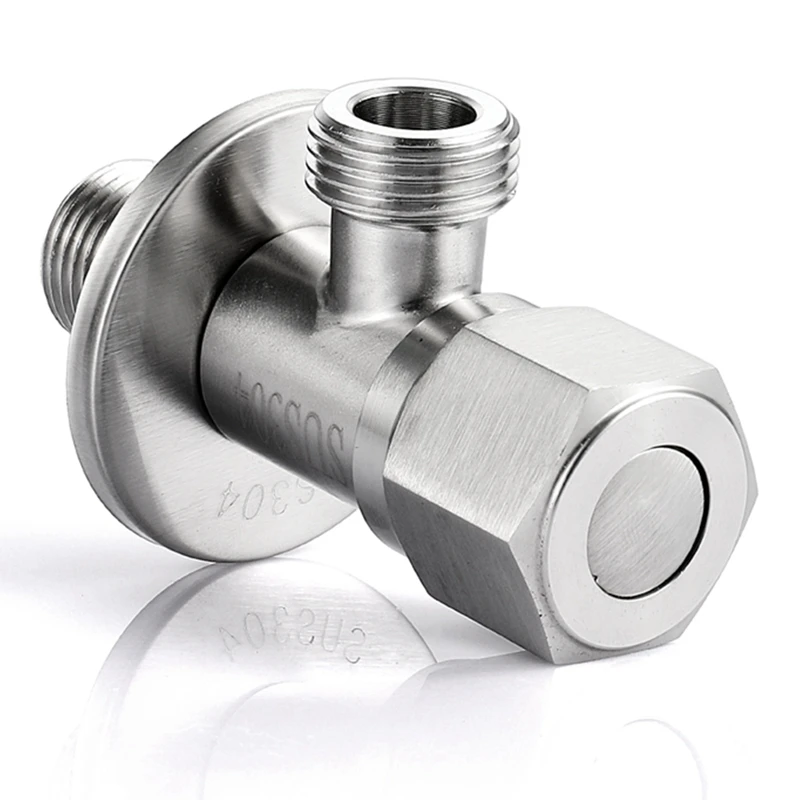 Wire Drawing Angle Valve 304 Stainless Steel Water Stop Valve Leak-Proof Water Cold And Hot General Bathroom Accessories
Wire Drawing Angle Valve 304 Stainless Steel Water Stop Valve Leak-Proof Water Cold And Hot General Bathroom Accessories