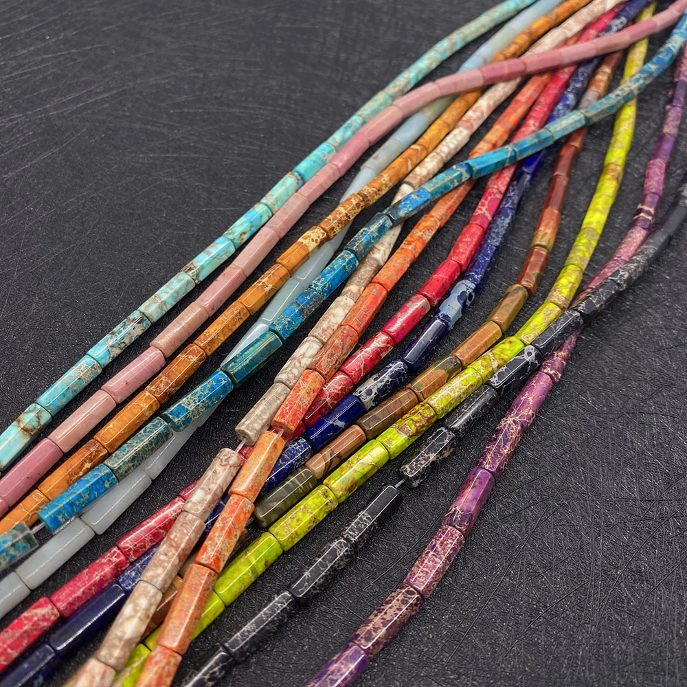 Natural Emperor Stone Loose Beads Jewelry DIY Making Earring Necklace Six-sided Cylindrical Sea Sediment Tubular Beads Accessory
Natural Emperor Stone Loose Beads Jewelry DIY Making Earring Necklace Six-sided Cylindrical Sea Sediment Tubular Beads Accessory