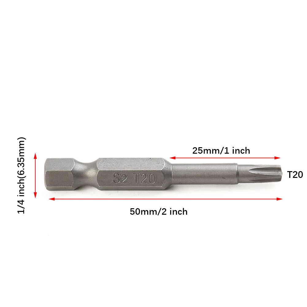 Torx Screwdriver Bit Screwdriver Bit 1.97\" Length 10Pcs Anti-rust Grey Torx T20 Screwdrivers Workshop Equipment
Torx Screwdriver Bit Screwdriver Bit 1.97\" Length 10Pcs Anti-rust Grey Torx T20 Screwdrivers Workshop Equipment