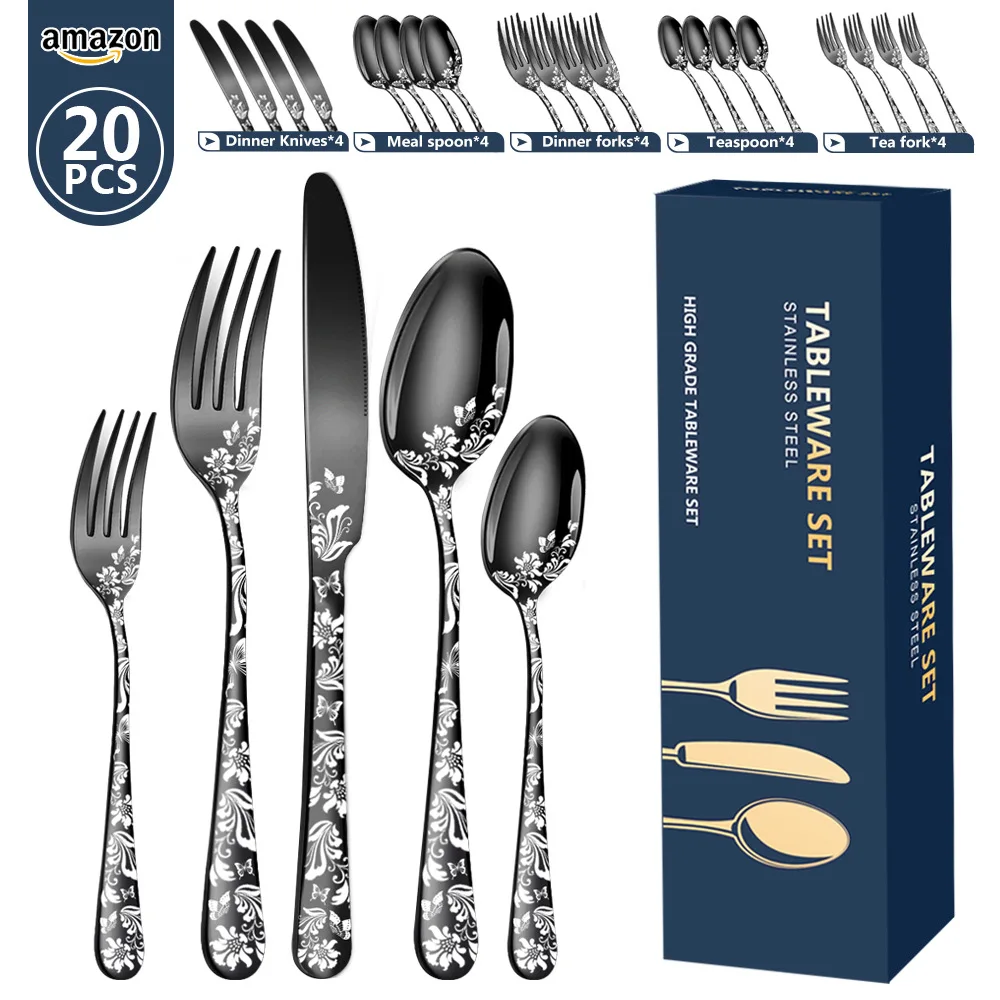 Stainless Steel Dessert Fork Luxury Style Kitchen Cutlery Set Special Gift Patterned Flatware Dinner Set Tableware Coffee Spoon
Stainless Steel Dessert Fork Luxury Style Kitchen Cutlery Set Special Gift Patterned Flatware Dinner Set Tableware Coffee Spoon