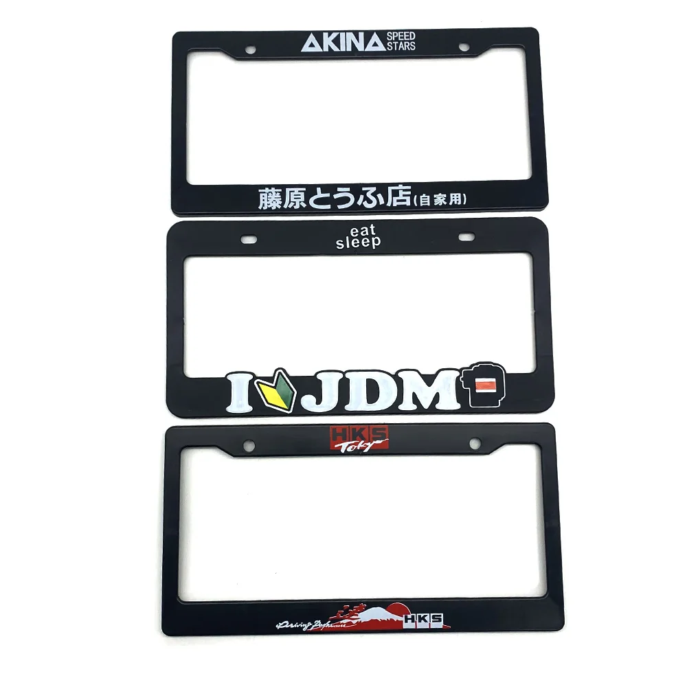 2 шт., рамки для автомобильного номерного знака из АБС-пластика для HKS Initial D Akina
2 шт., рамки для автомобильного номерного знака из АБС-пластика для HKS Initial D Akina