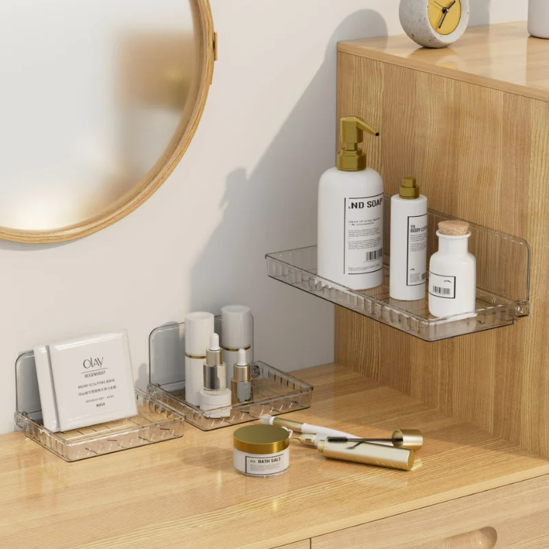 Transparent Wall-mounted Storage Case No-punch Wall Cosmetic Shelving Case Kitchen Bathroom Supplies Storage Case
Transparent Wall-mounted Storage Case No-punch Wall Cosmetic Shelving Case Kitchen Bathroom Supplies Storage Case
