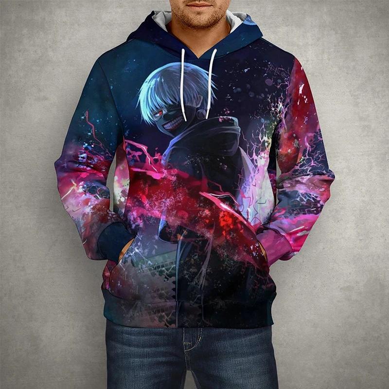 Tokyo Ghoul Hoodies Men Women Anime 3D Print Hooded Sweatshirts Casual Streetwear Long Sleeve Cool Fashion Pullover Coat
Tokyo Ghoul Hoodies Men Women Anime 3D Print Hooded Sweatshirts Casual Streetwear Long Sleeve Cool Fashion Pullover Coat