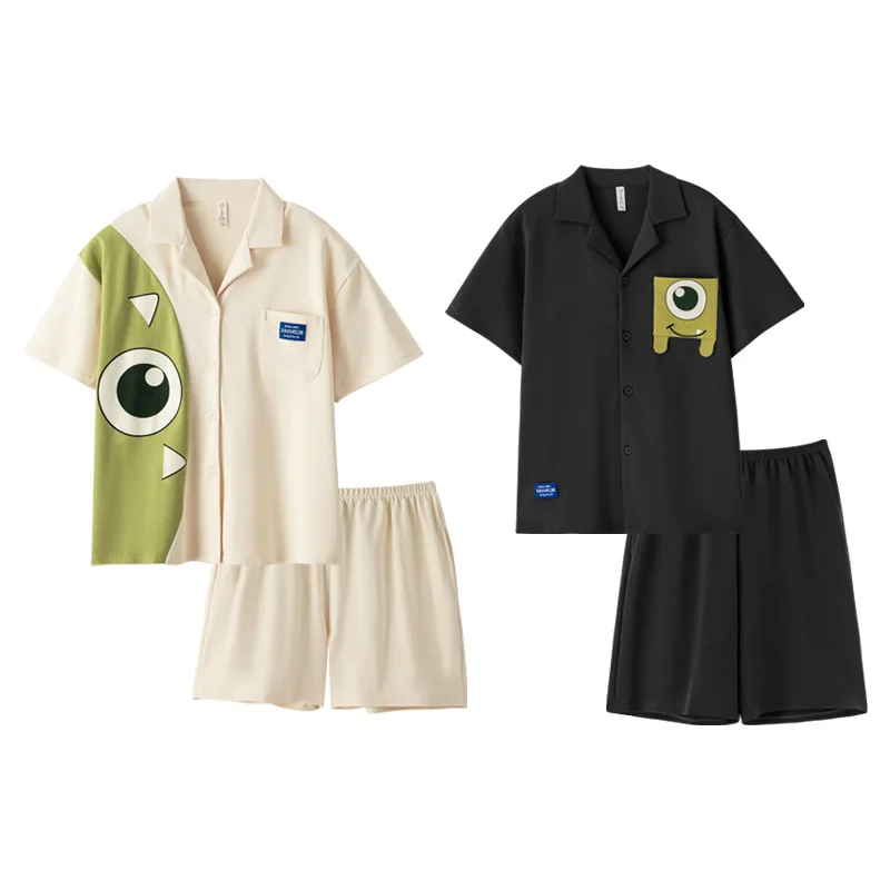 Пижамный комплект для пар из м/ф «монстры», с короткими рукавами
Пижамный комплект для пар из м/ф «монстры», с короткими рукавами