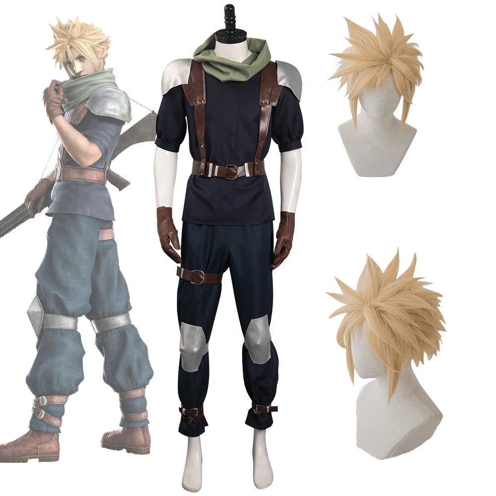 Final Fantasy VII Cloud Cosplay Crisis Core Reunion Costume Wig Hair Game Outfits Halloween Carnival Suit For Adult Men Clothes
Final Fantasy VII Cloud Cosplay Crisis Core Reunion Costume Wig Hair Game Outfits Halloween Carnival Suit For Adult Men Clothes