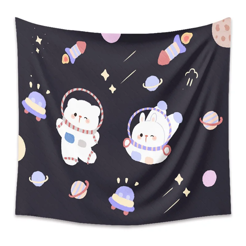 Cartoon Little Bear Black Tapestry Art Tapestry Wall Hanging Living Room Bedroom Dorm Party Wall Decoration
Cartoon Little Bear Black Tapestry Art Tapestry Wall Hanging Living Room Bedroom Dorm Party Wall Decoration