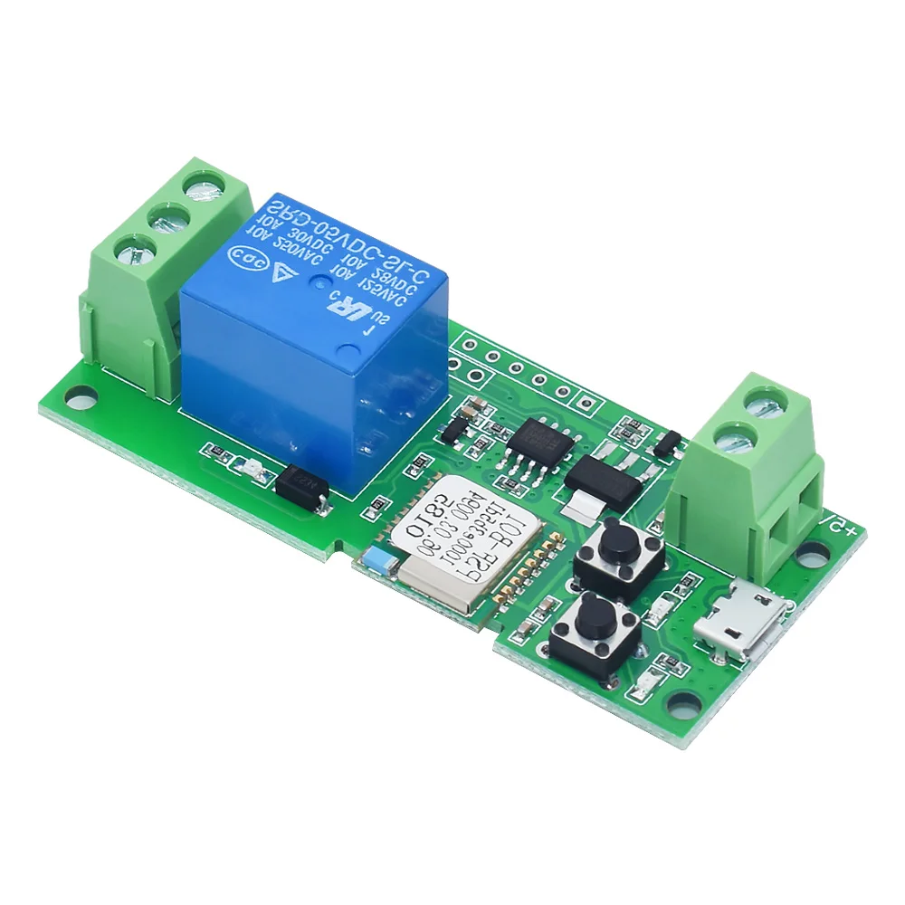 DC 5V WiFi Wireless Smart Switch Relay Module For Smart Home For Apple For Android App Control Self-lock TOP
DC 5V WiFi Wireless Smart Switch Relay Module For Smart Home For Apple For Android App Control Self-lock TOP