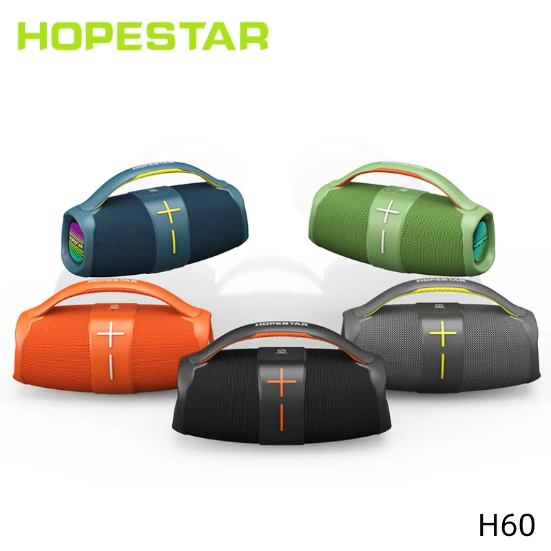 

HOPESTAR H60 BT5.3 Wireless Bluetooth Speakers Outdoor Portable Waterproof Loudspeaker Subwoofer TWS Tandem Stereo Free Shipping