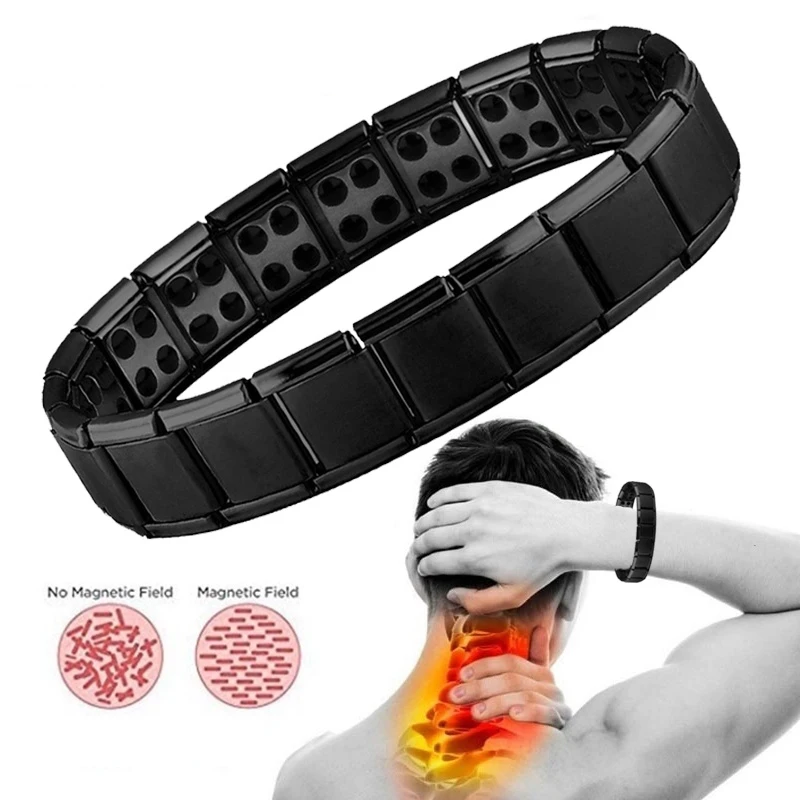 New Stainless Steel Black Germanium Magnetic Chain Link Bracelet for Women Men Health Care Energy Jewelry Snoring Bracelet
New Stainless Steel Black Germanium Magnetic Chain Link Bracelet for Women Men Health Care Energy Jewelry Snoring Bracelet