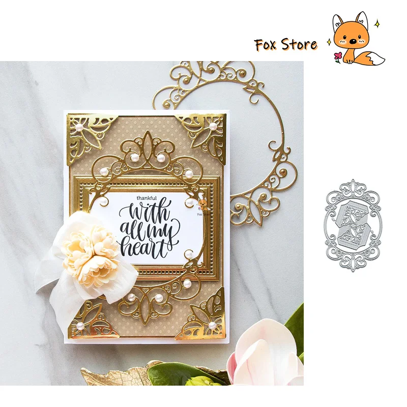 Decorative Borders Metal Die Cutters for Scrapbooking Photo Album Cutting Dies Paper Card Stencils Embossing Folder Mold Craft
Decorative Borders Metal Die Cutters for Scrapbooking Photo Album Cutting Dies Paper Card Stencils Embossing Folder Mold Craft