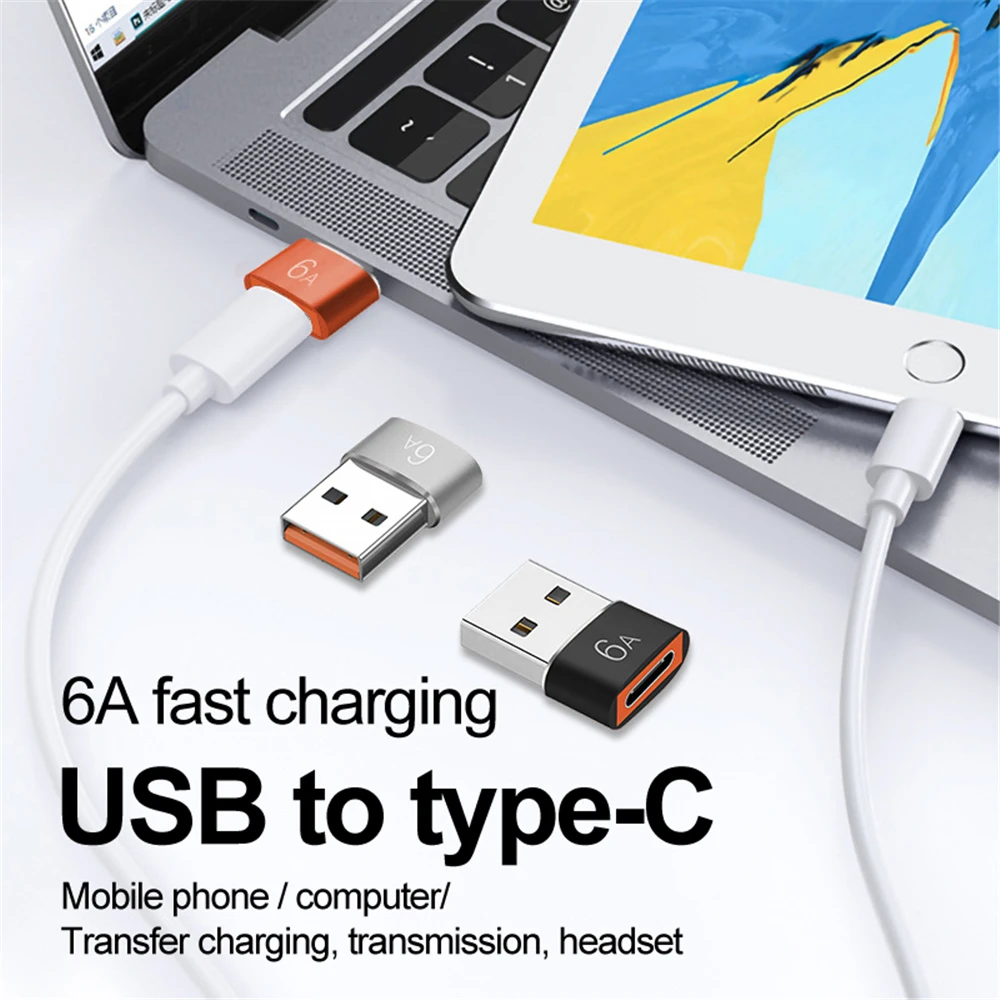6A USB To Type C OTG Adapter USB USB-C Male To Type-c Female Converter For Macbook Samsung S20 USB C OTG Connector
6A USB To Type C OTG Adapter USB USB-C Male To Type-c Female Converter For Macbook Samsung S20 USB C OTG Connector